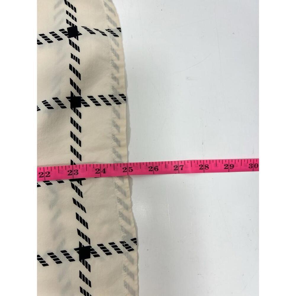 Anine Bing Aspen Button Up Blouse In Cream Check Sz XS See Pics - Picture 8 of 9